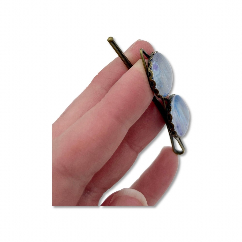 Acrylic Paint Skin Jewelry Hair Clip - Picture 3 of 4